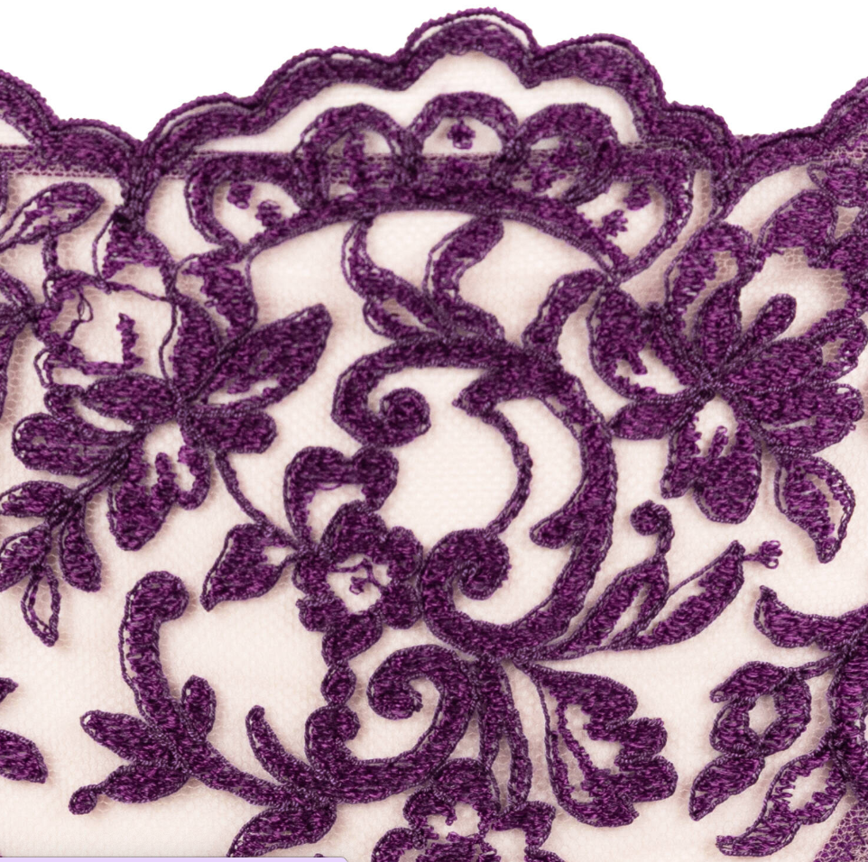 I.D. Sarrieri Royal Jewel Balconette Bra Dark Violet
