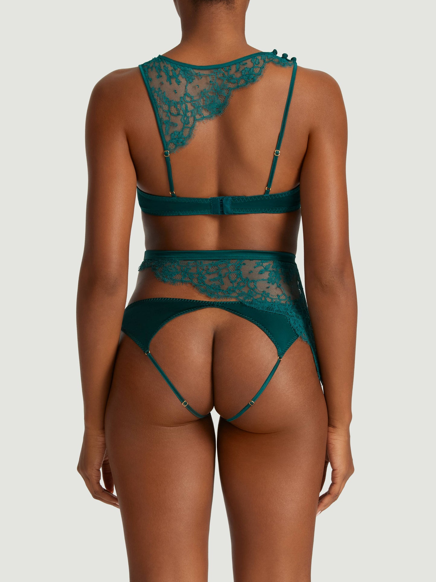 Coco De Mer Nilima High Waisted Open Knicker