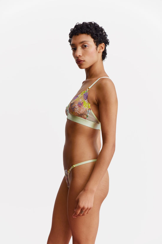 Somewhere Never Sparkle & Shine Wrap Bralette
