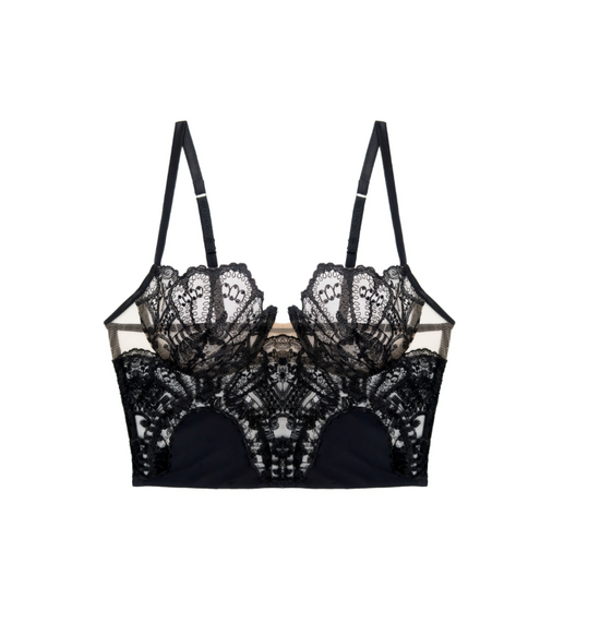 I.D.Sarrieri Black Lotus Demi Bustire