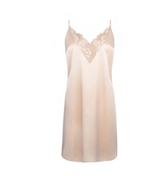 silk lingerie dress Lise Charmel Splendeur Soie Silk Night Dress XL / Splendeur Aurore