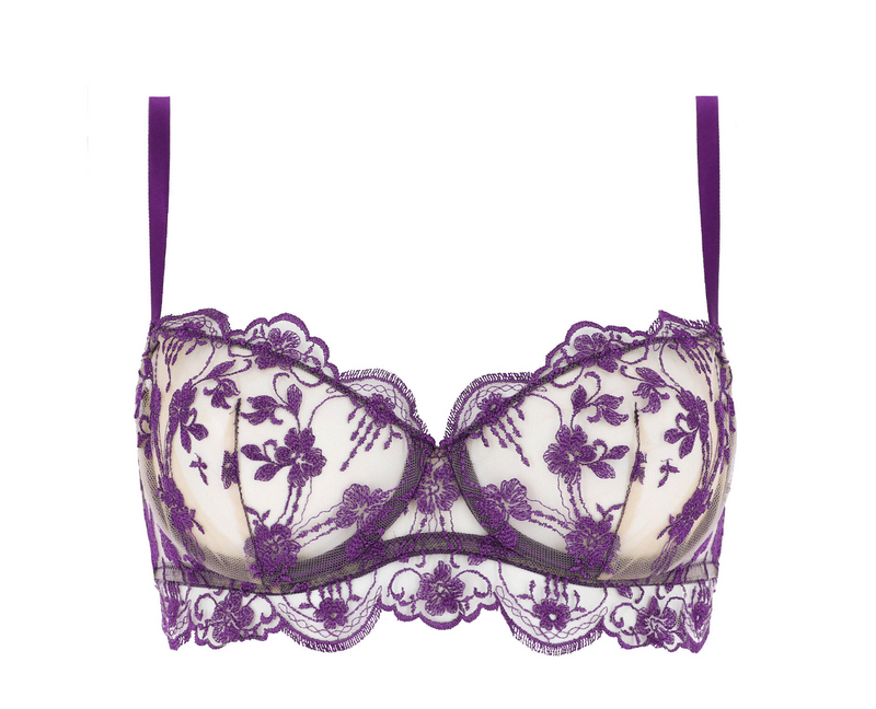 I.D. Sarrieri Lavender Field Longline Balconette