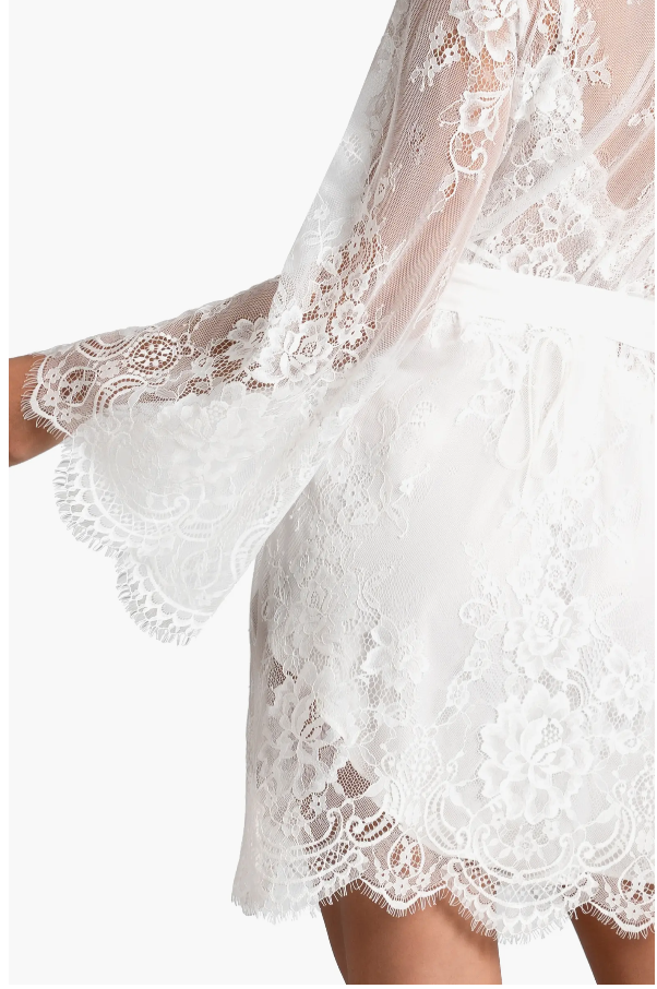 Jonquil Marry Me Bridal Short Lace Robe