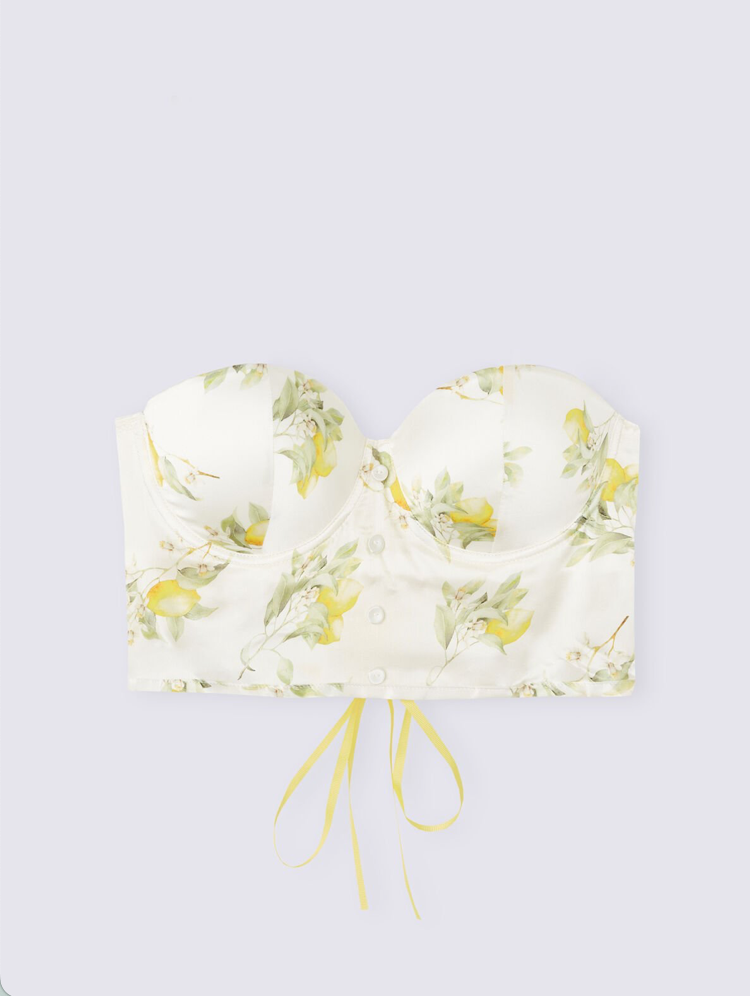 Argentavivo Vacanze  Italian Giada Silk Bustier