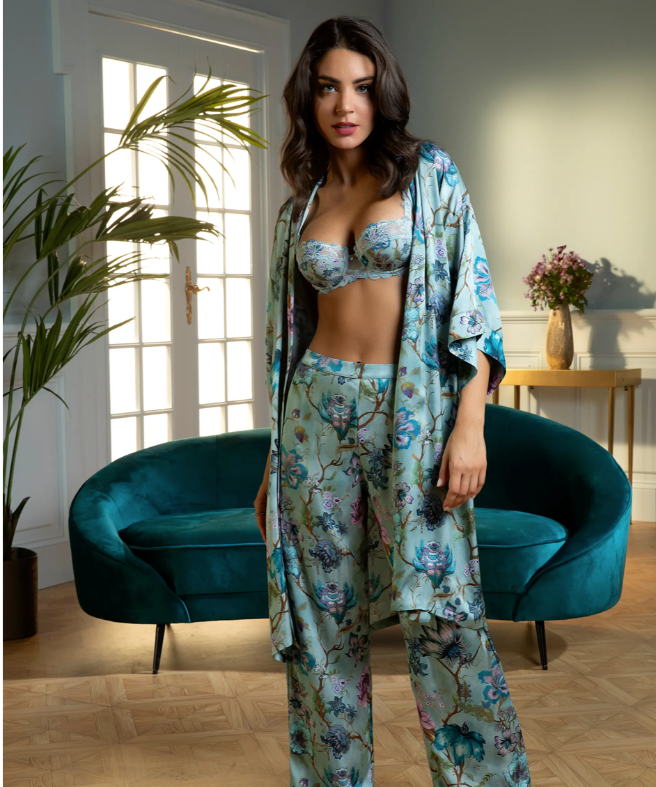 Lise Charmel  Reve En Fleurs Silk  Robe