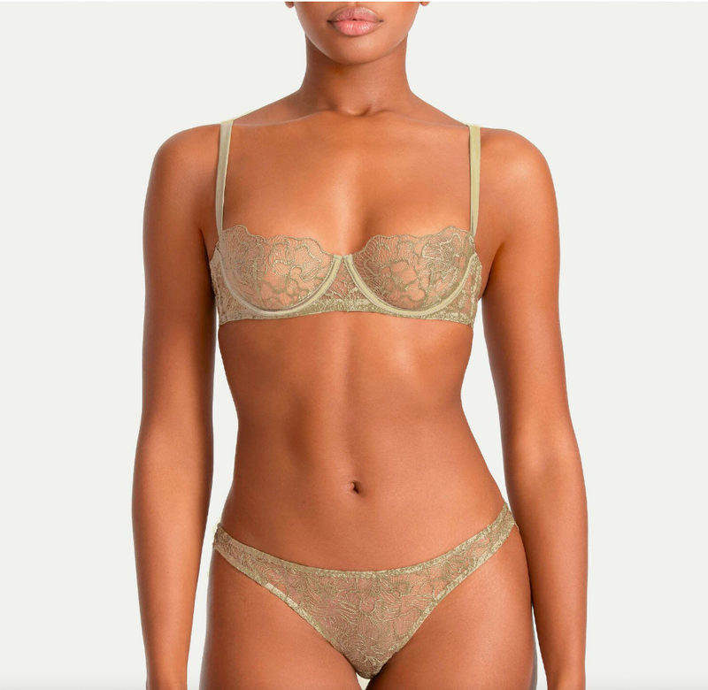 Coco De Mer Lila Half Cup Bra