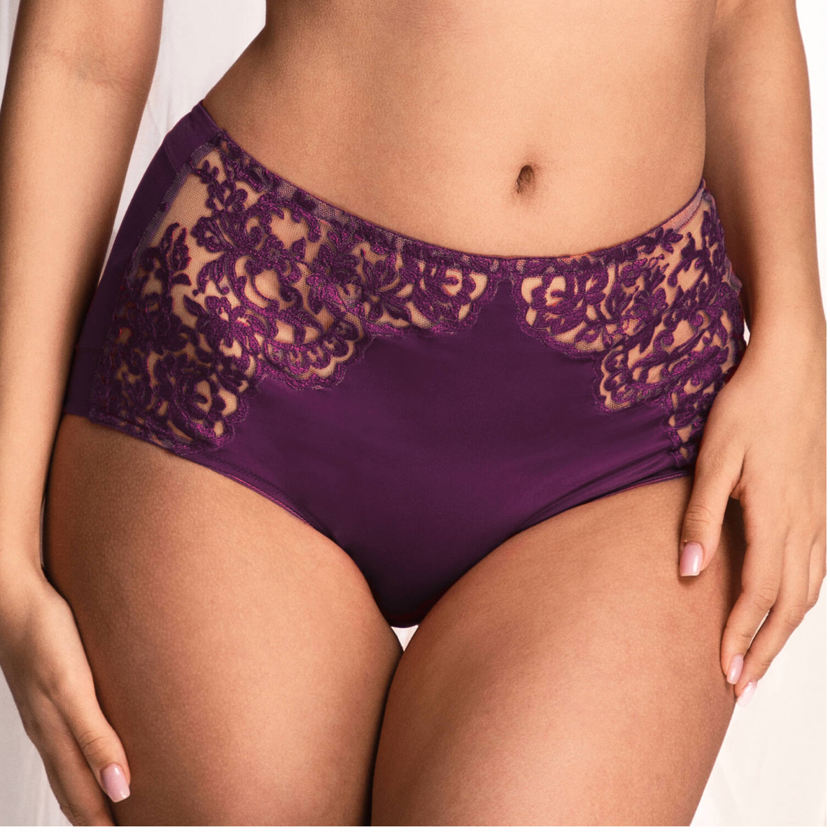 I.D.Sarrieri Royal Jewel High Waist Brief Dark Violet