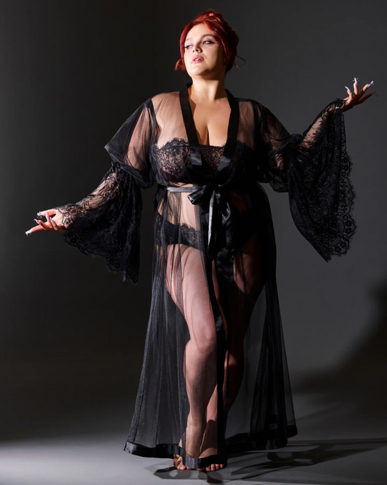 Thistle & Spire Nocturne Long Sheer Robe