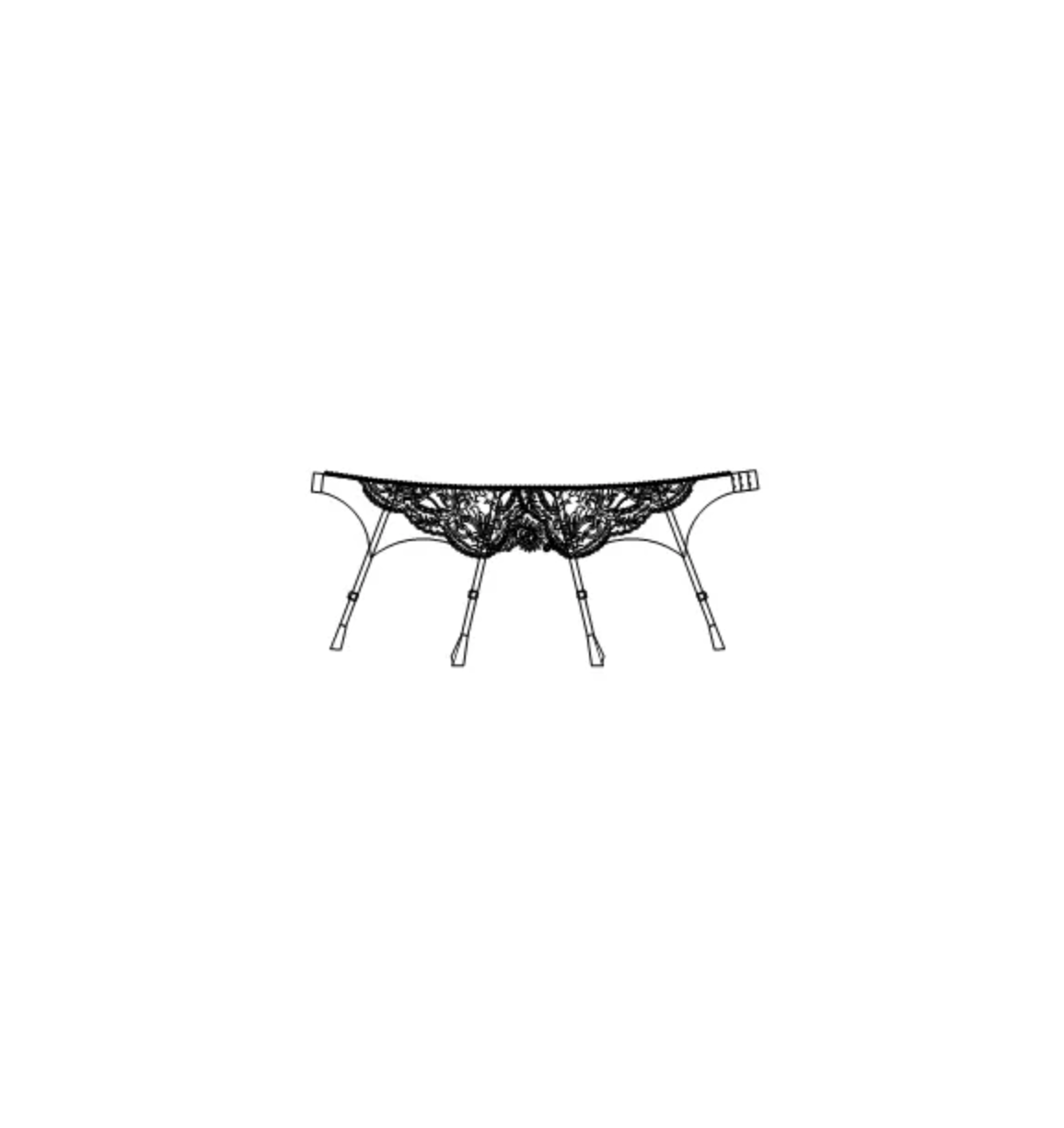 Lise Charme Eclat Joaillerie  Suspender Belt