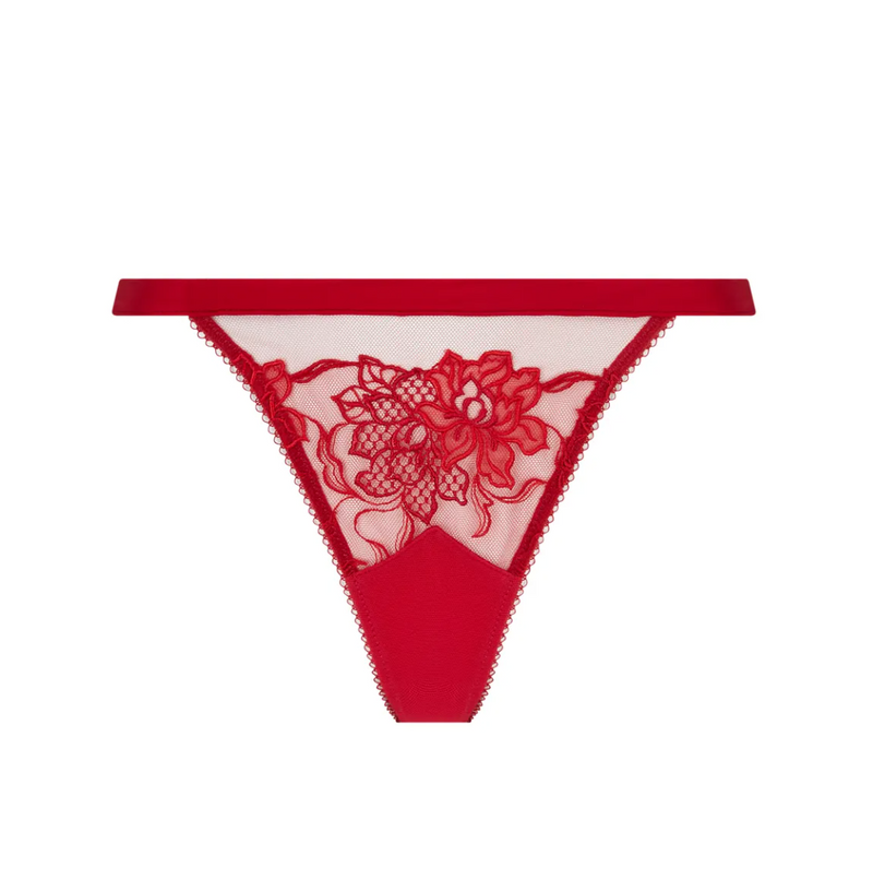 Lise charmel Adorable En Sexy String Sexy Thong Rouge