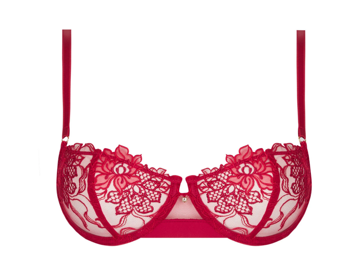 Lise Charmel Adorable En Sexy Vertical Seam Bra - 36D Rouge Effusion Lise Charmel Adorable En Sexy Vertical Seam Bra - 36D Rouge Effusion
