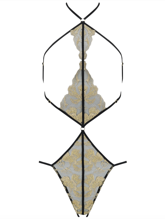 Coco De Mer Oriana Open Playsuit /Golden