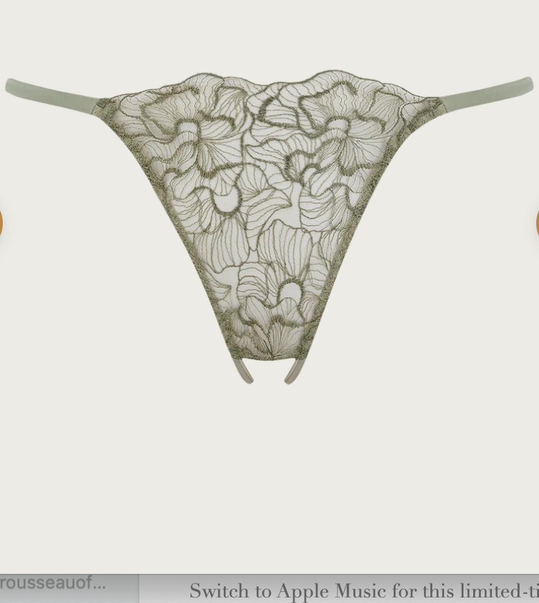 Coco De Mer Lila Open Knicker