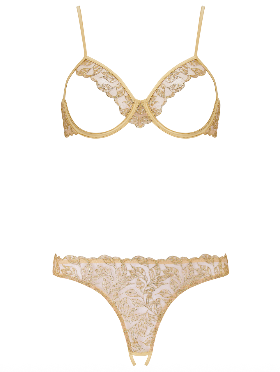 Coco De Mer Liora  Open Knicker