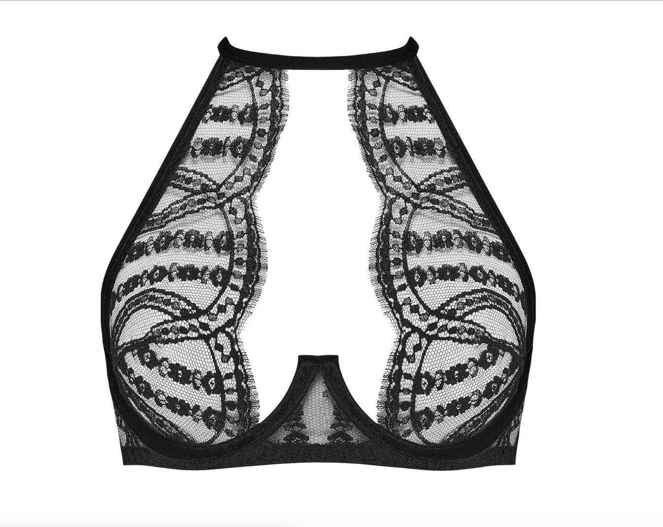 CoCo De Mer Kiana High Neck Plunge Bra