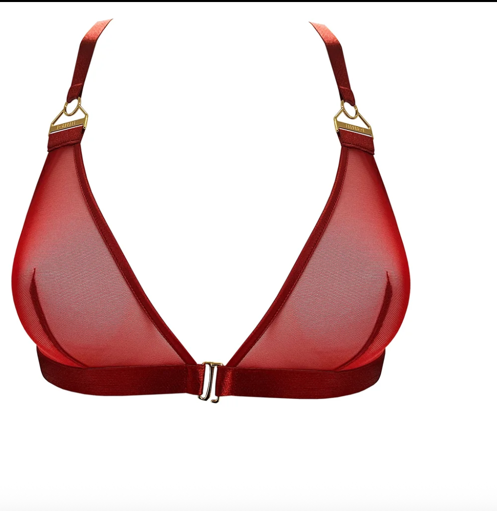 Bordelle Signature Triangle Front Closure Soft Cup Bra – Trousseau Of ...