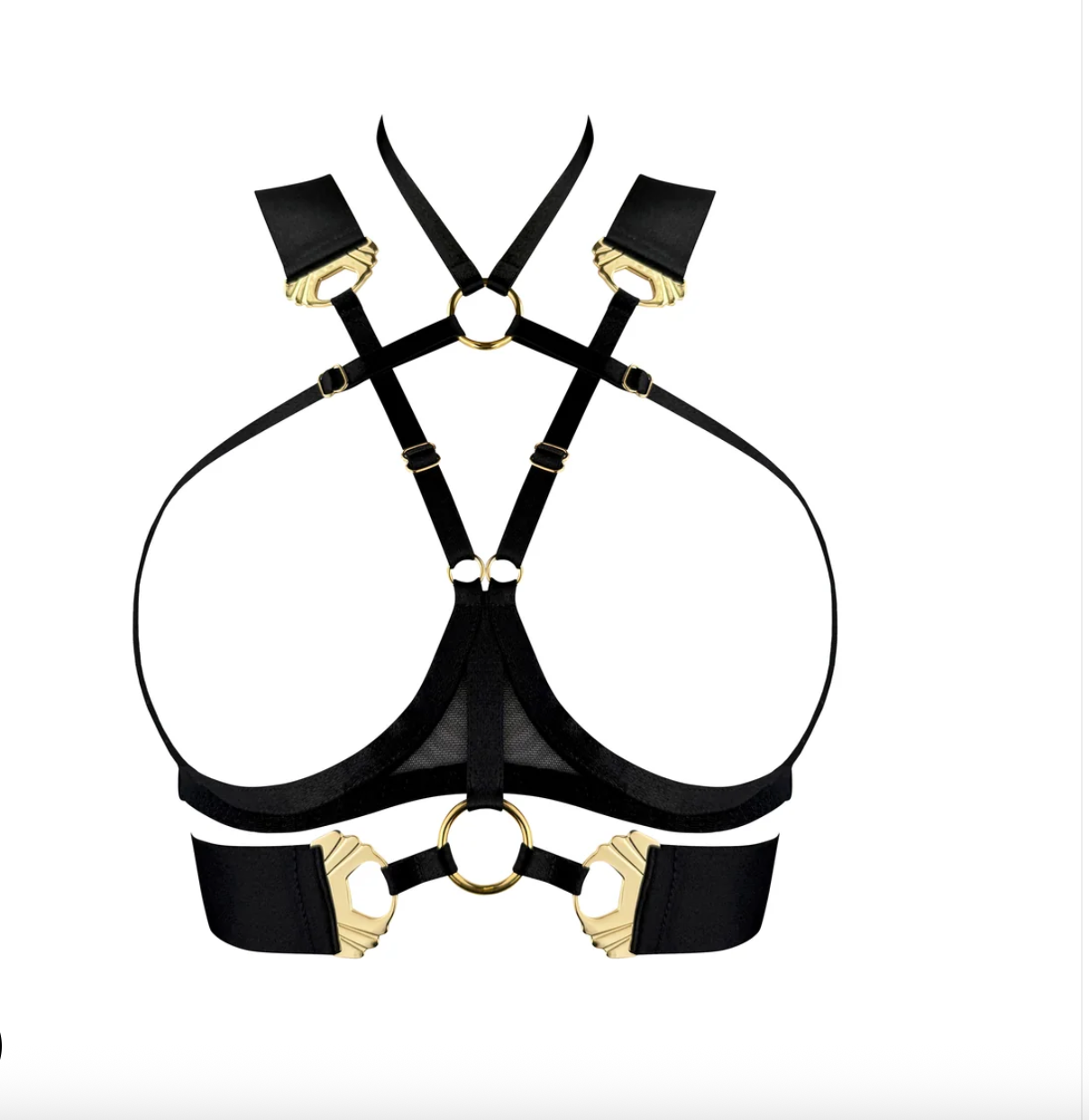 Bordelle Melusina Ouvert Wire Bra/ BLk