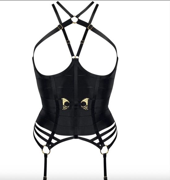 Bordelle Melusina Ouvert Wired Baque Blk