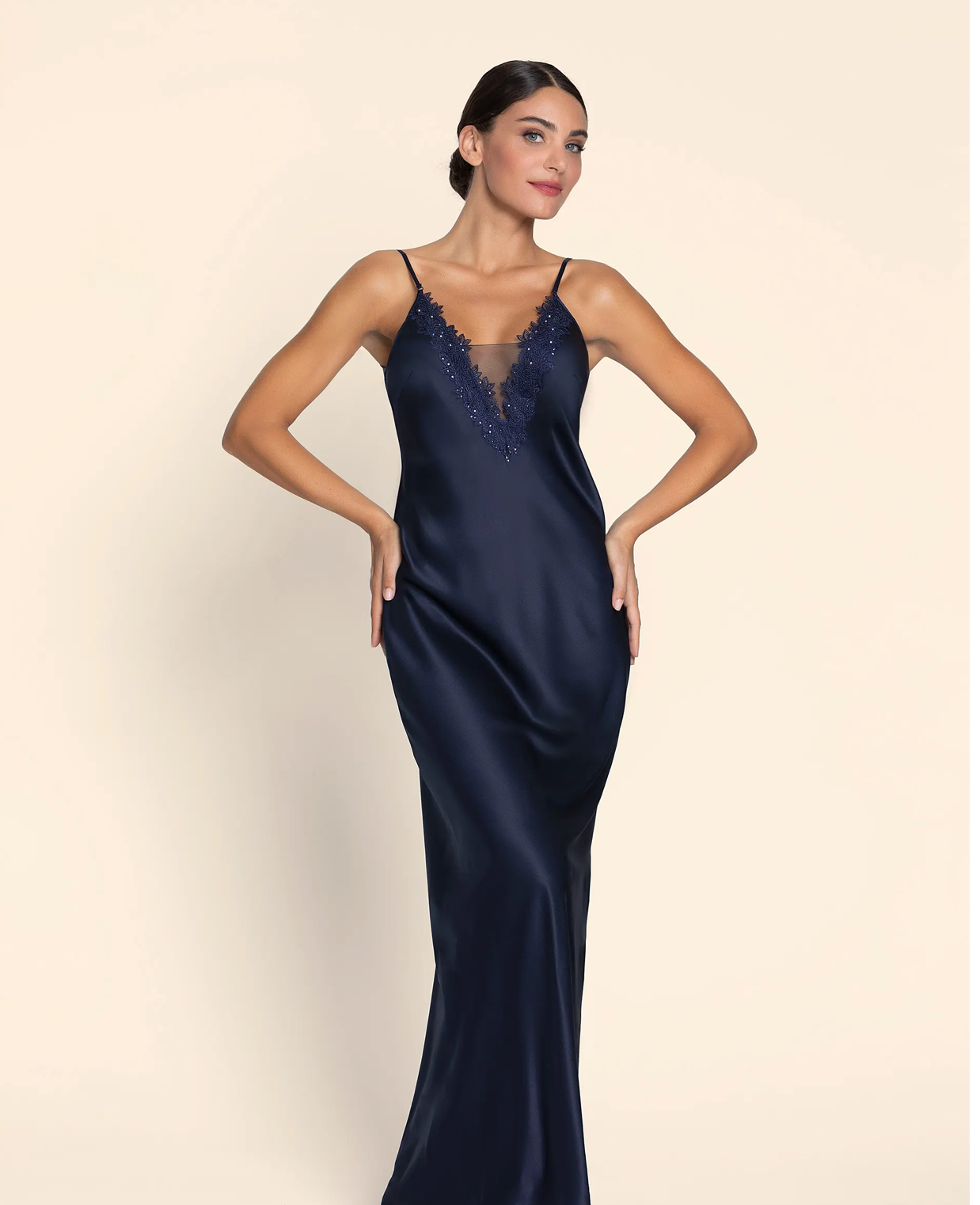 Lise Charmel Eclat Couture Silk Long Nightie