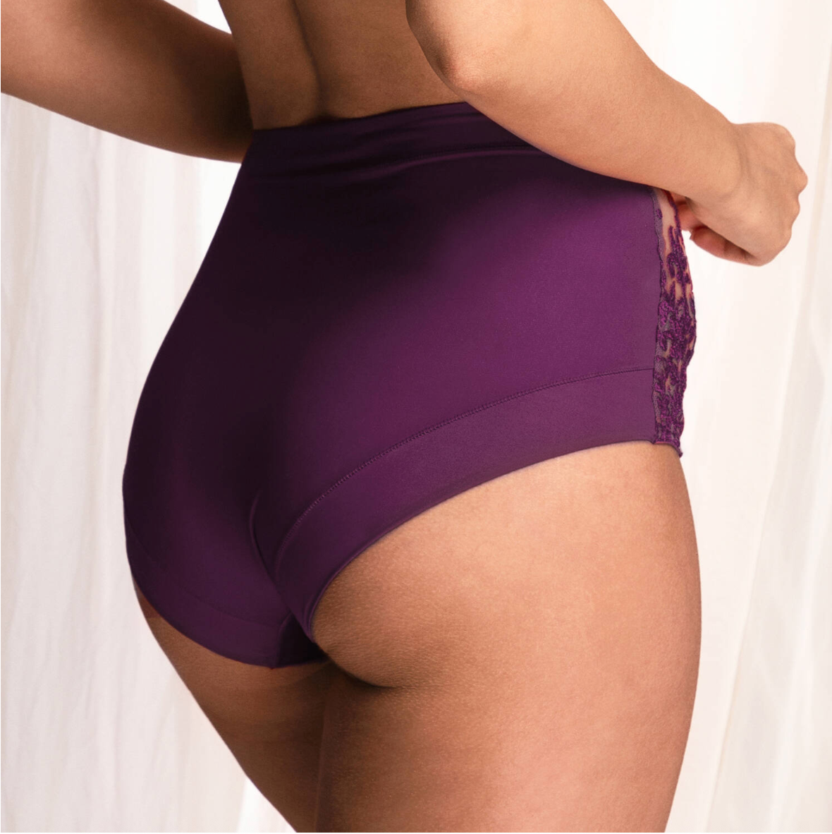 I.D.Sarrieri Royal Jewel High Waist Brief Dark Violet