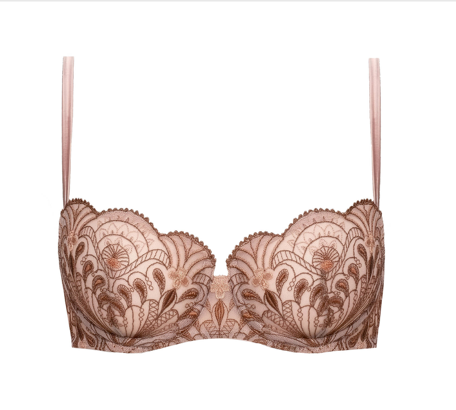 I.D. Sarrieri Memories Of Love Balconette Bra/Coco