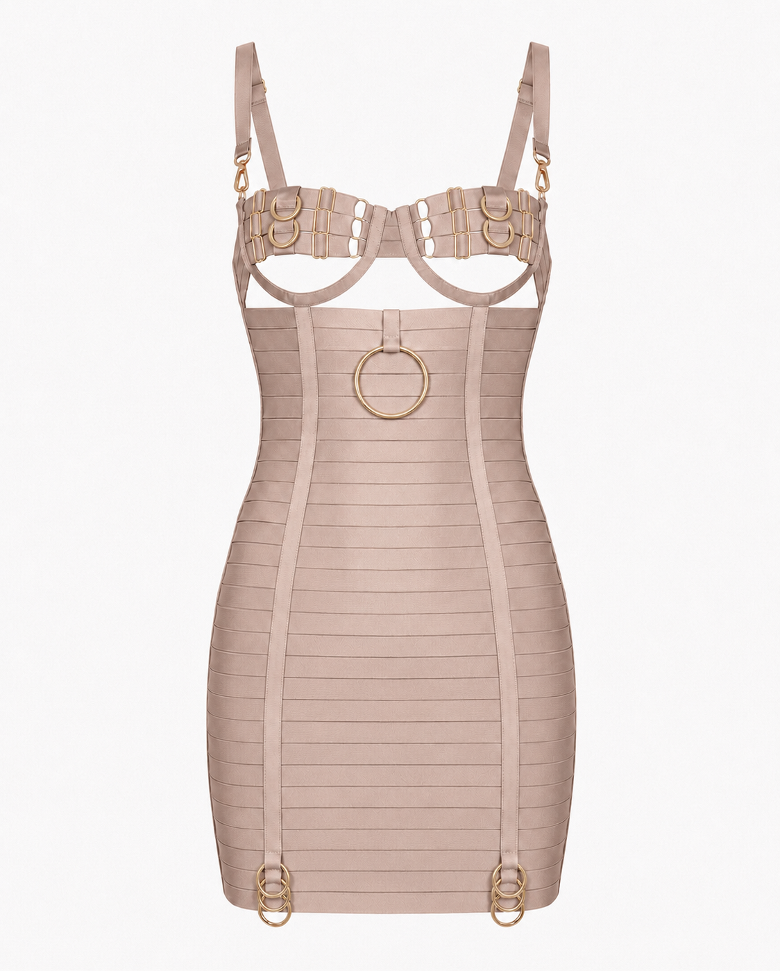 Rolling Halo Dress / Beige