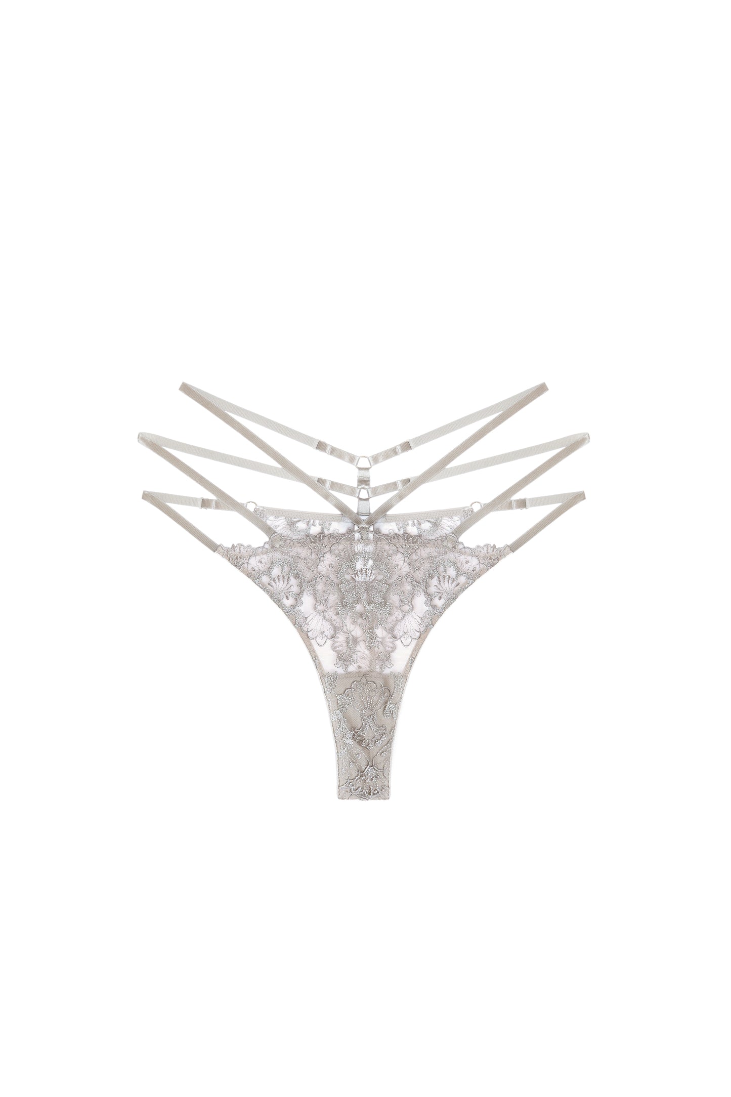 I.D.Sarrieri Fleur De Lueur 3 Straps Thong / Exclusive
