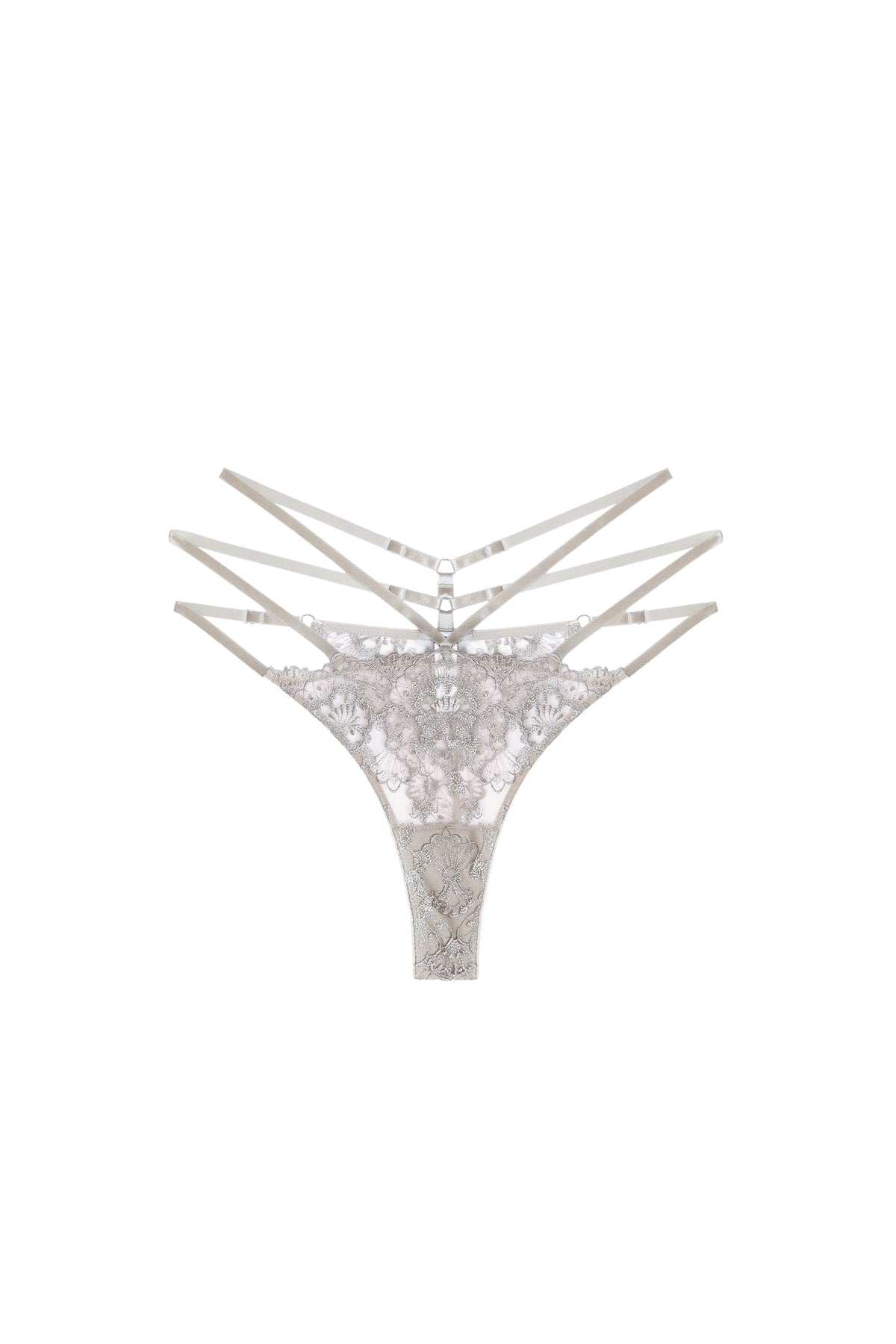 I.D.Sarrieri Fleur De Lueur 3 Straps Thong / Exclusive