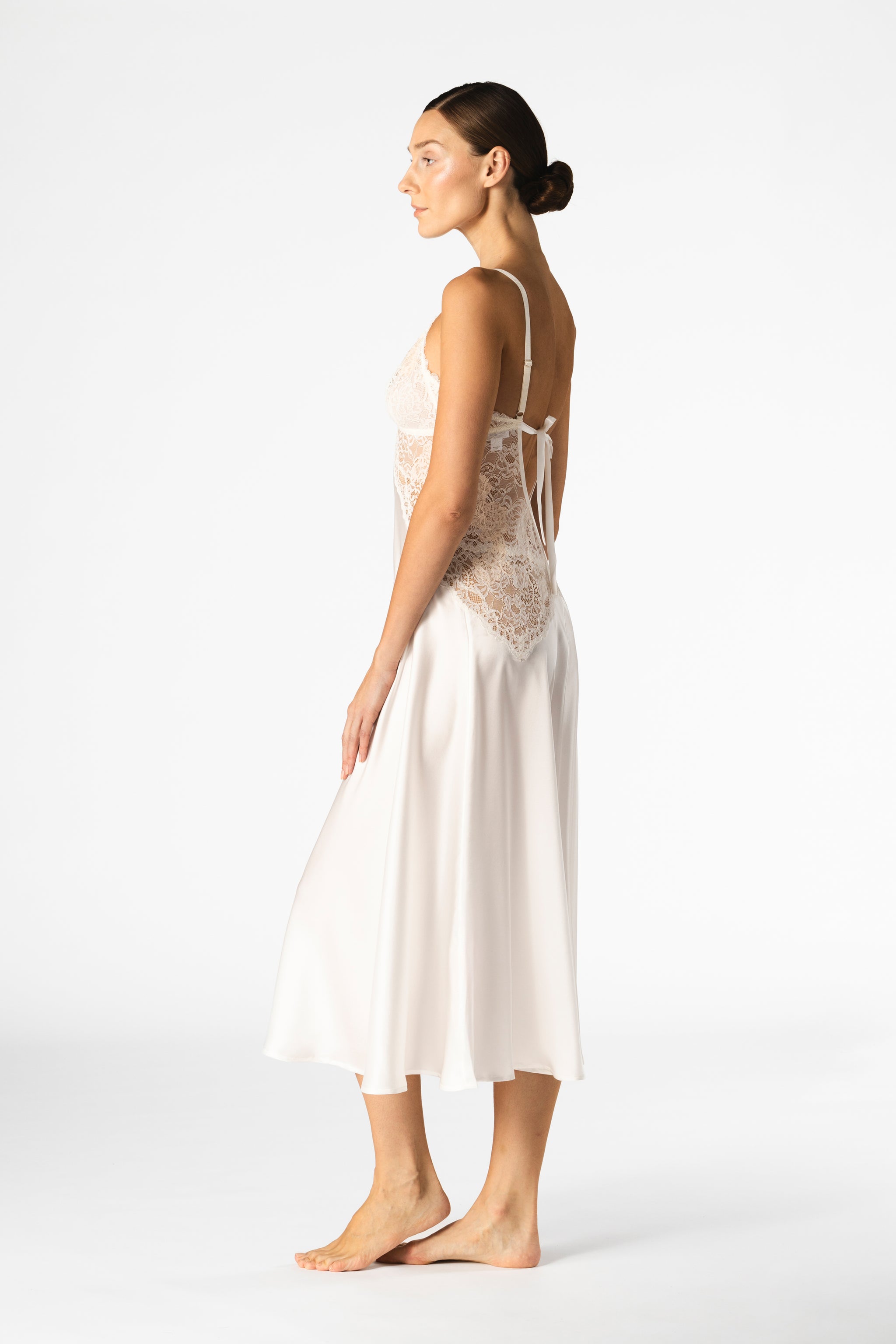 NK IMode Eniko Bust Support Silk Long Gown