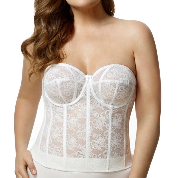 Elila Lace Longline Strapless