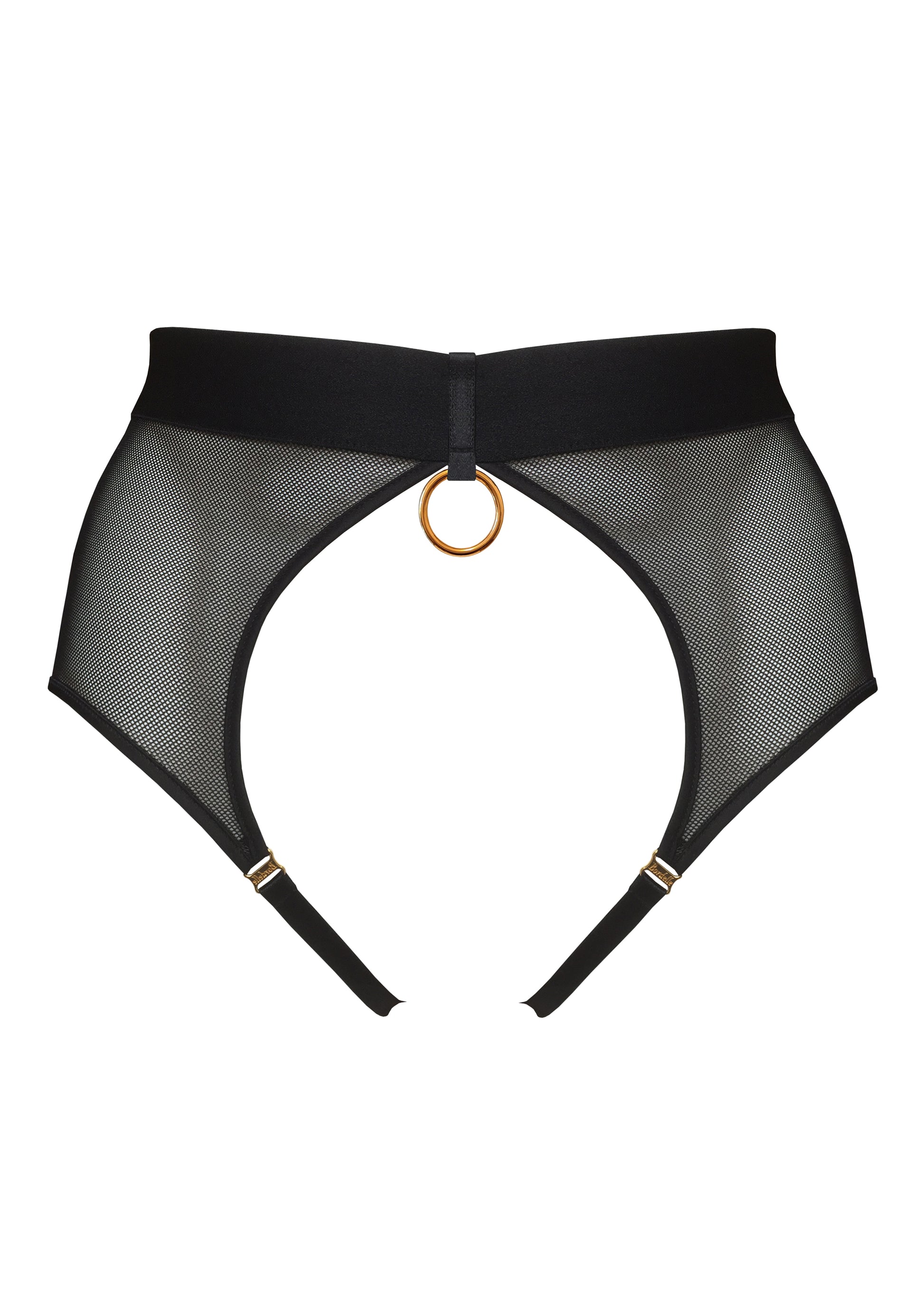 Bordelle Ula Ouvert Brief Black freeshipping - TrousseauOfDallas