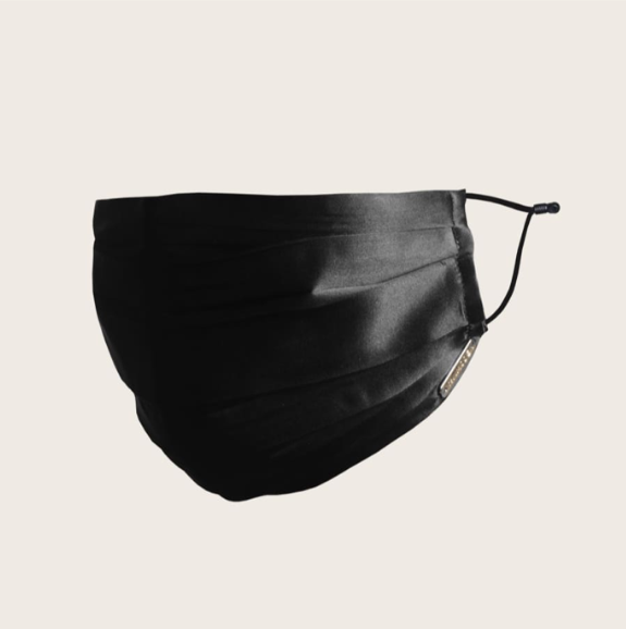 NK iMODE Re-Usable Silk Face Mask Black freeshipping - TrousseauOfDallas