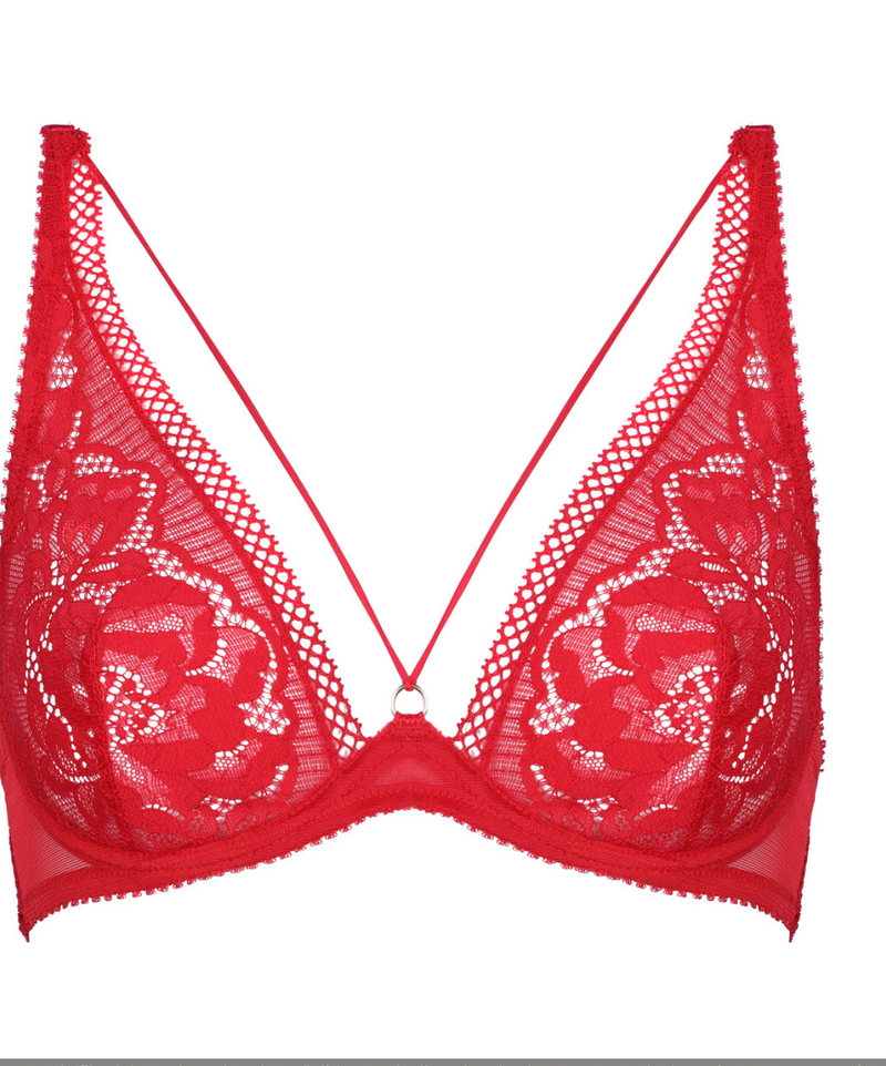 Jolidon Rock DJ Triangle Plunge Underwire Bra