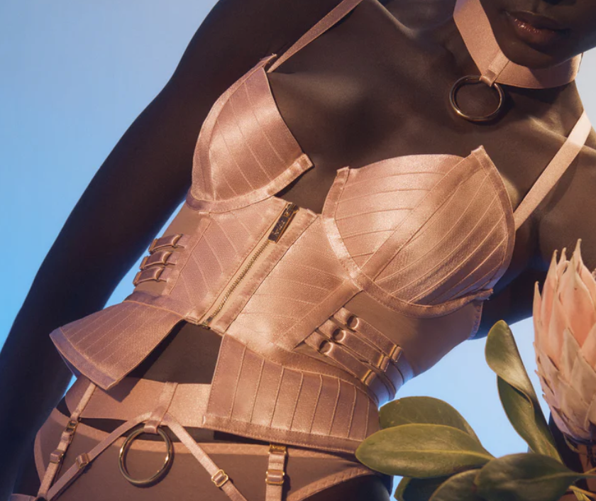 Bordelle Kora Basque Rose