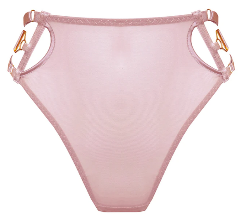 Bordelle Kora High Waist Thong Rose