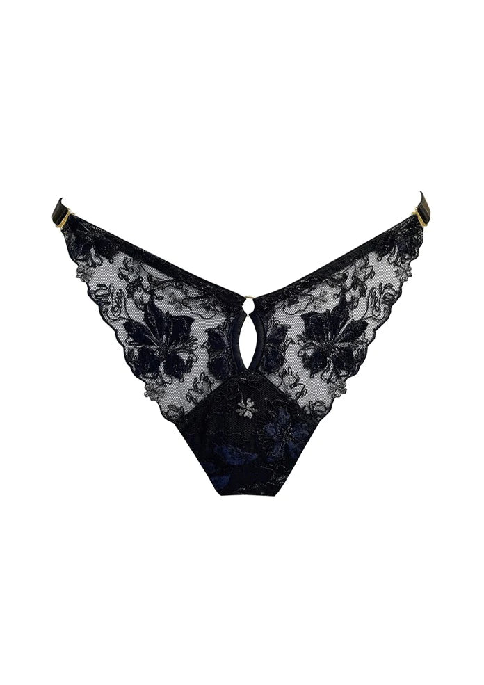 Bordelle Vita Thong Black